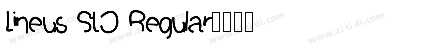 Lineus StO Regular字体转换